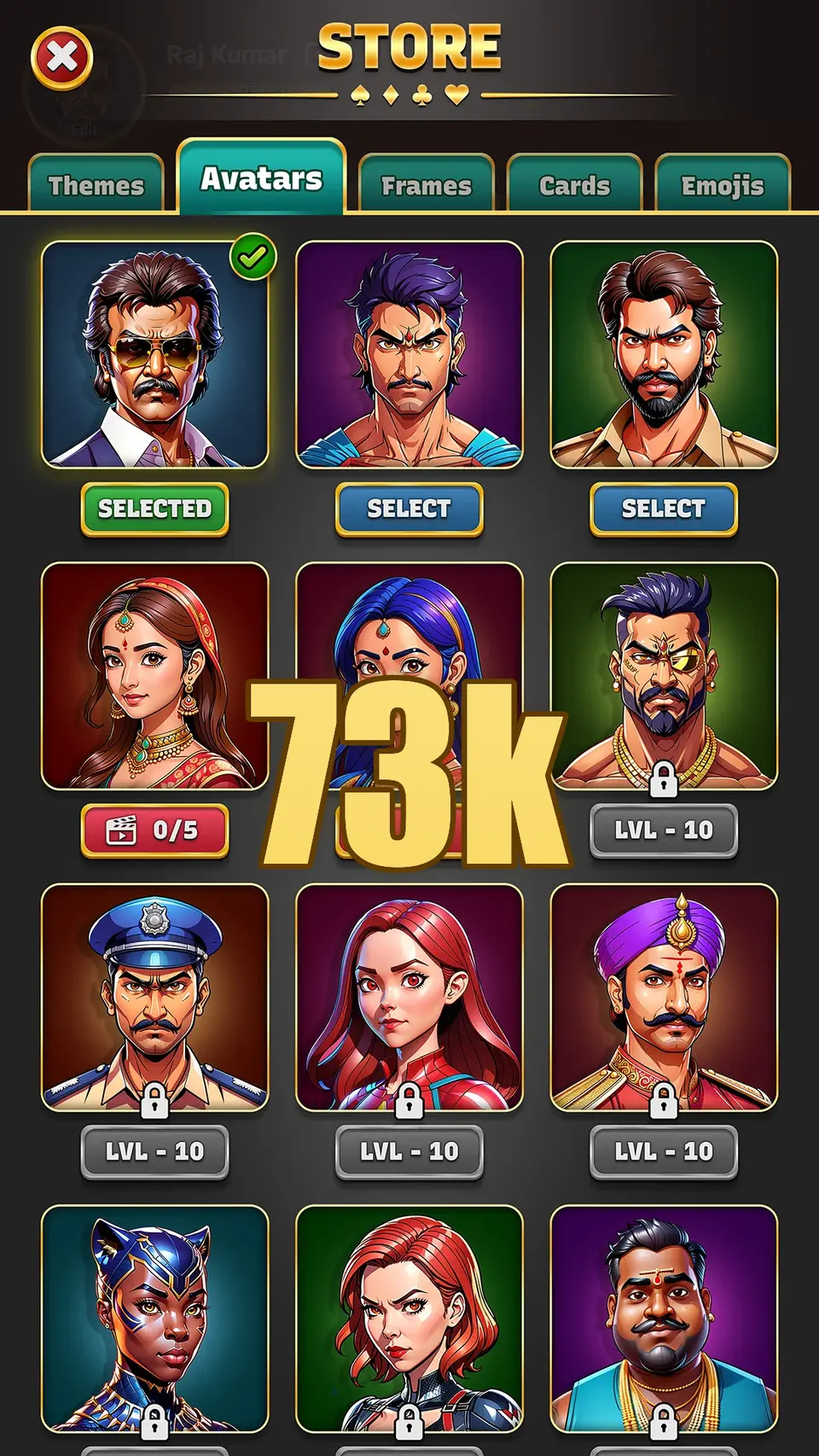 73k Masuk